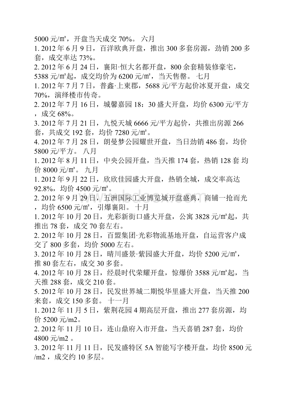 襄阳房地产年度报告.docx_第2页