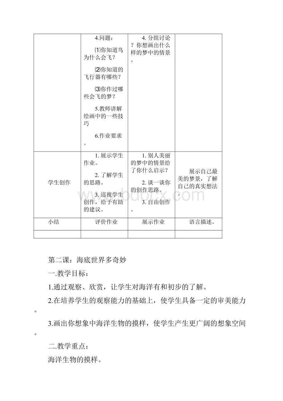 一年级下册美术全册教案.docx_第2页