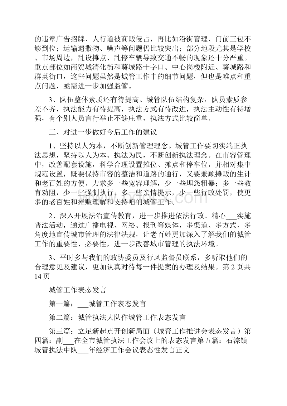 城管工作表态发言稿一.docx_第2页