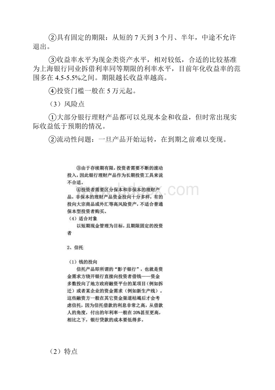 六大理财比较银行信托股票基金私募.docx_第2页