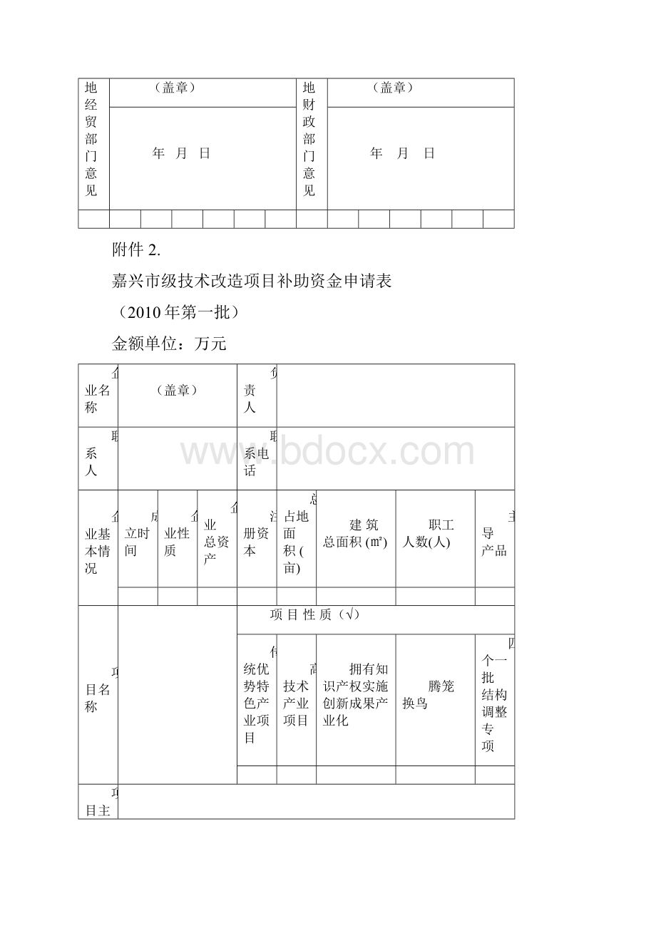 嘉兴市级技术创新类项目补助资金申请表.docx_第3页