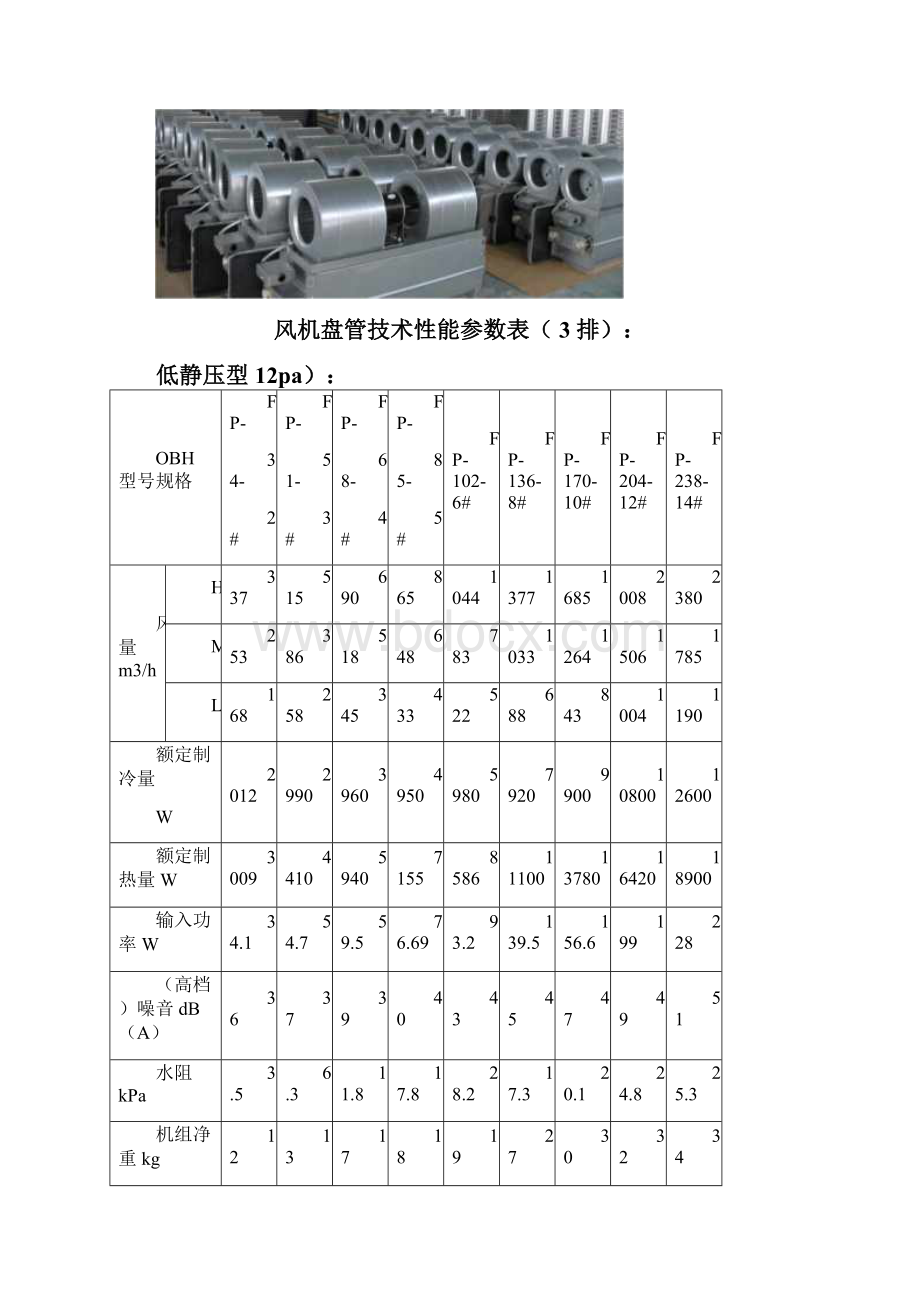 风机盘管说明书.docx_第3页