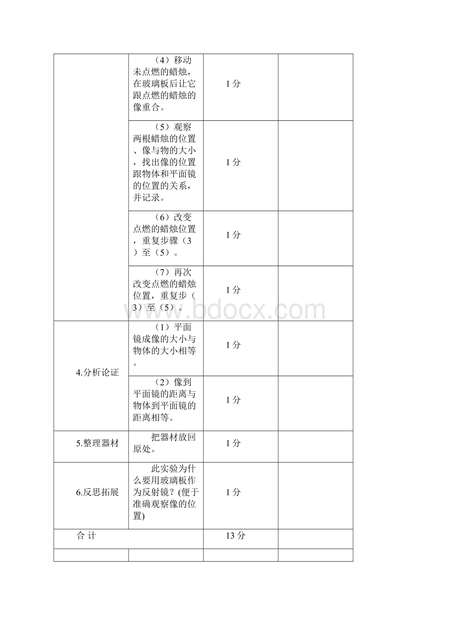 最新四川中考物理实验操作试题评分表.docx_第2页