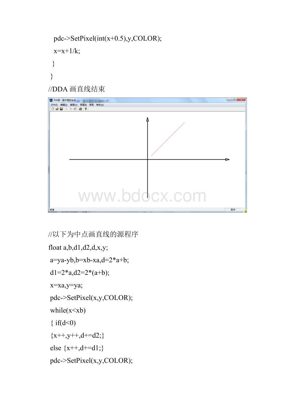 计算机图形学直线圆二维变换.docx_第3页