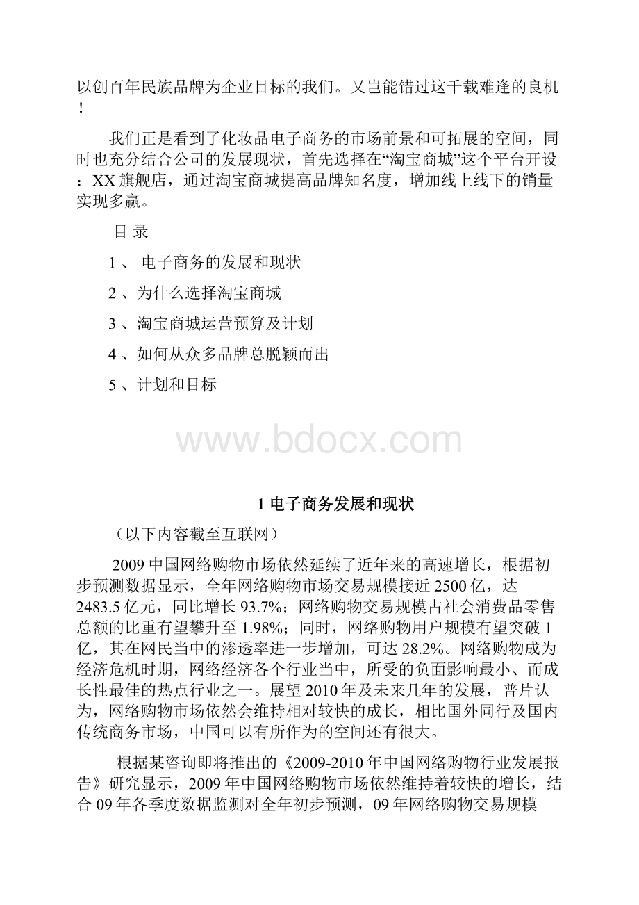 化妆品类目天猫商城运营推广策划书.docx_第2页