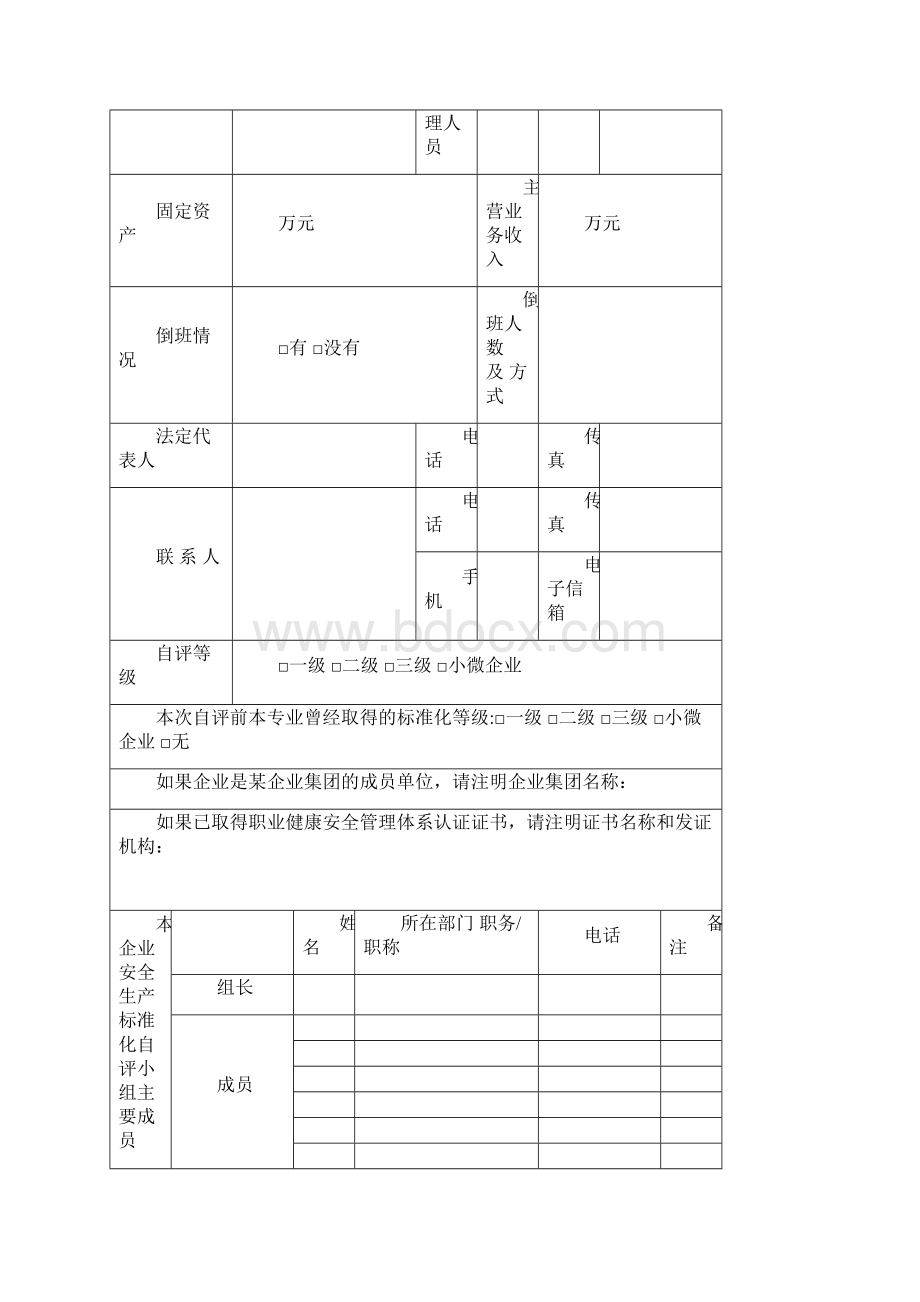 安全生产标准化三级自评报告范本模板.docx_第2页