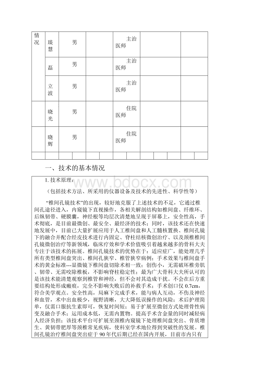 椎间孔镜新技术审批申请表.docx_第3页