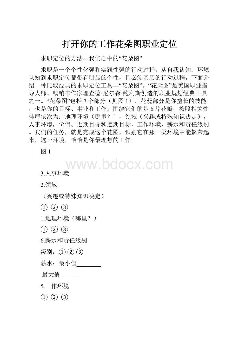 打开你的工作花朵图职业定位.docx_第1页