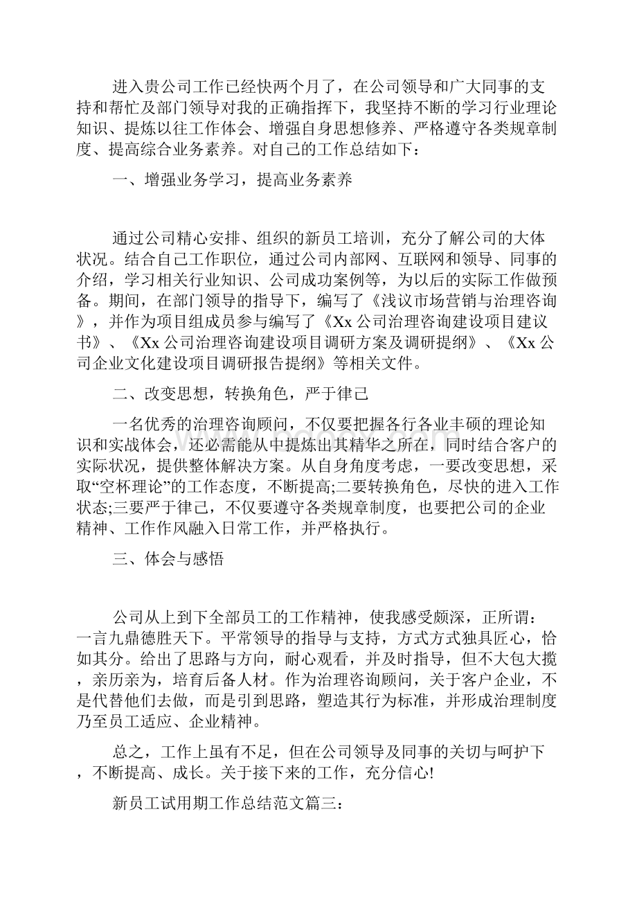 新员工试用期的工作总结三篇.docx_第2页