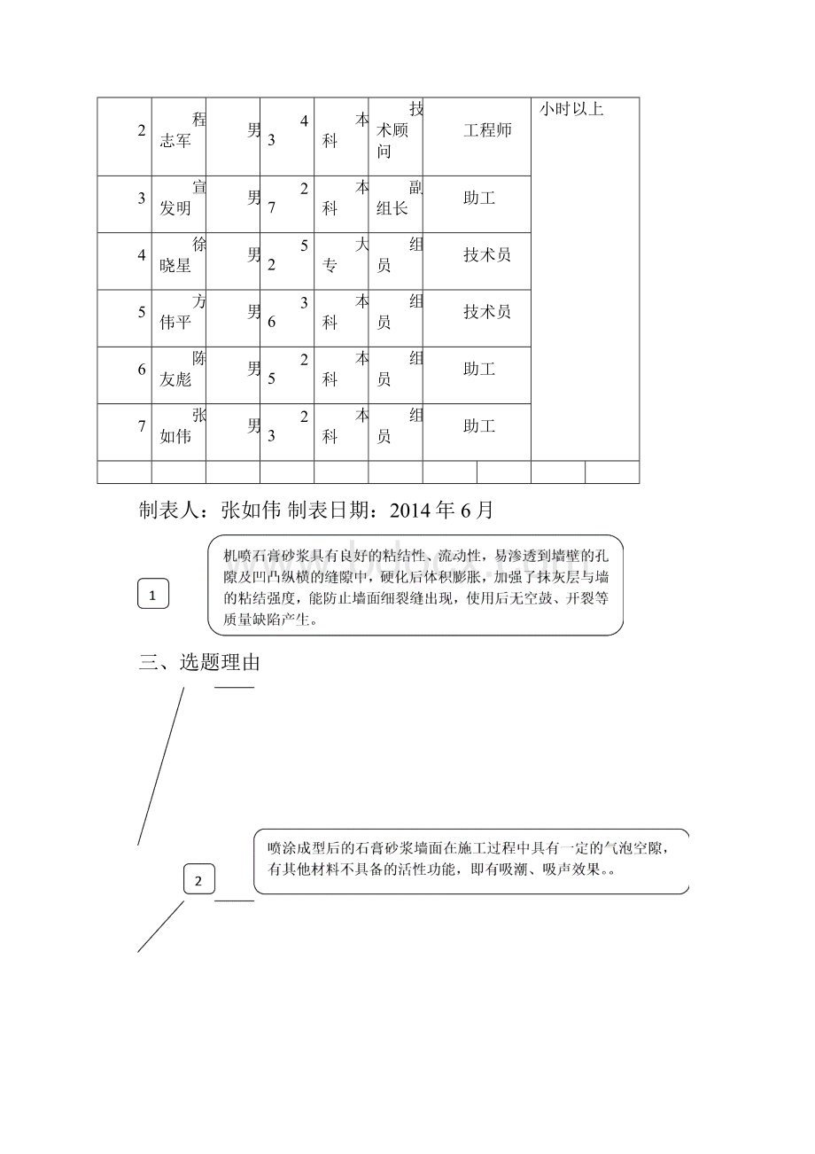 如何提高机喷石膏砂浆施工质量QC活动.docx_第2页