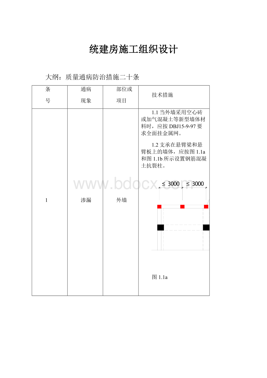 统建房施工组织设计.docx