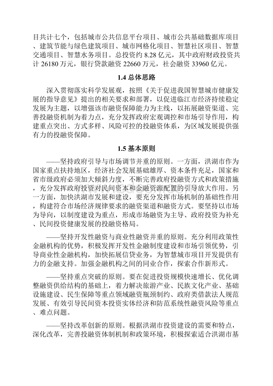 洪湖市智慧城市项目投融资方案.docx_第2页