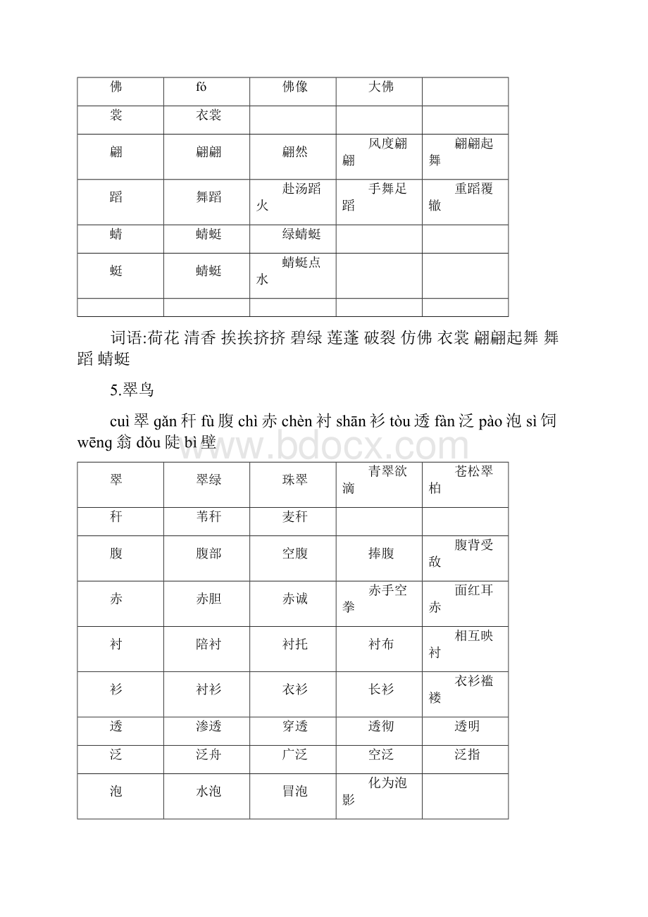 人教版三年级语文下生字带拼音组词并词语表.docx_第3页