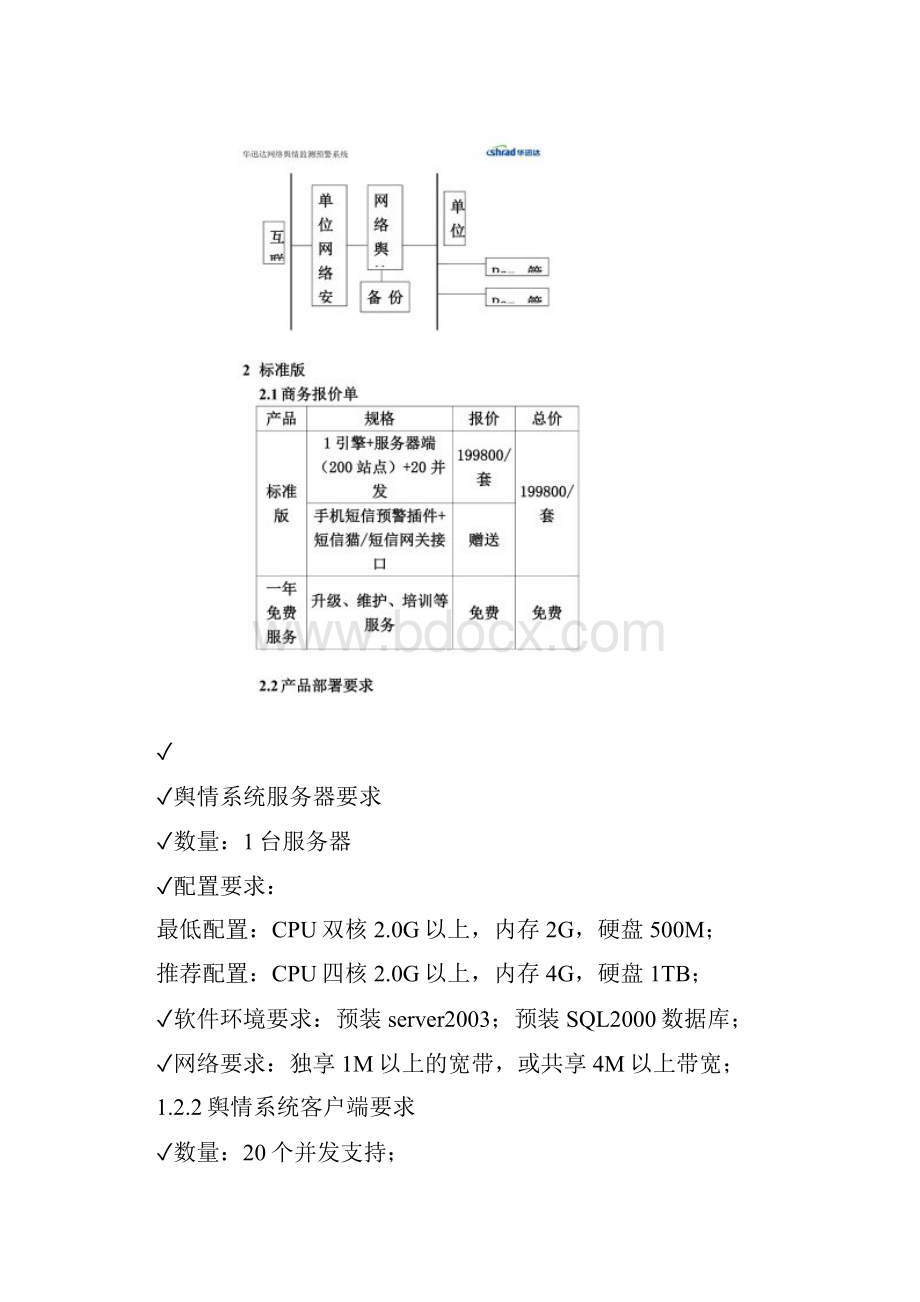 华迅达网络舆情系统标准报价单.docx_第3页