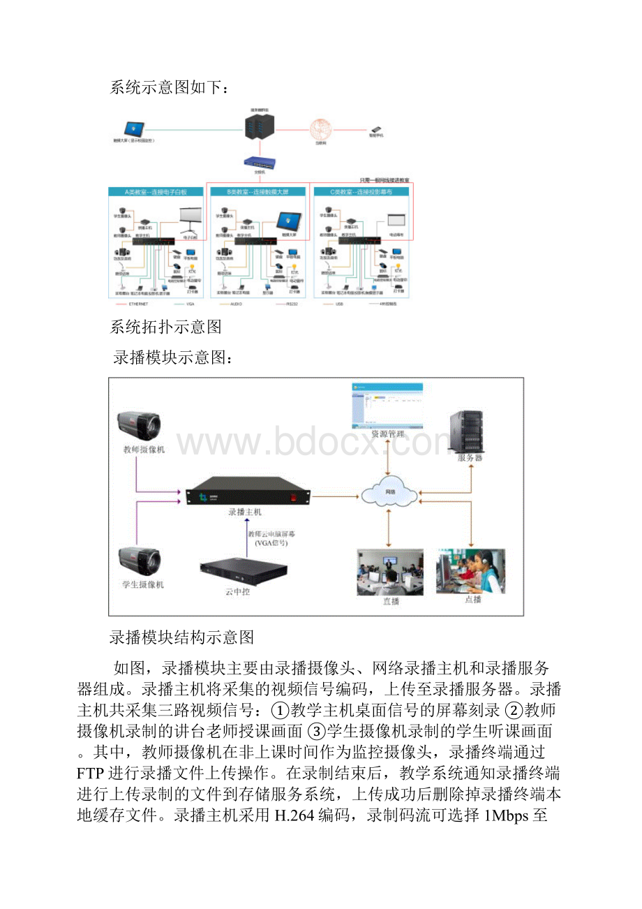 蓝鸽多媒体云课堂技术方案设计.docx_第3页