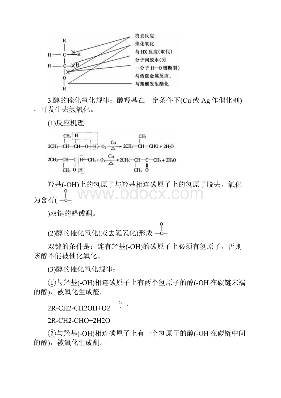 高考化学第一轮复习讲与练三十一乙醇醇类.docx_第3页