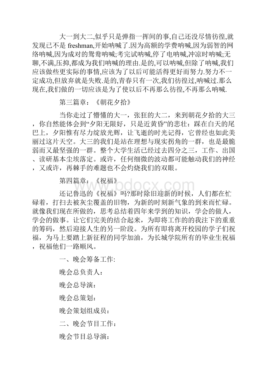 毕业晚会策划书格式.docx_第3页