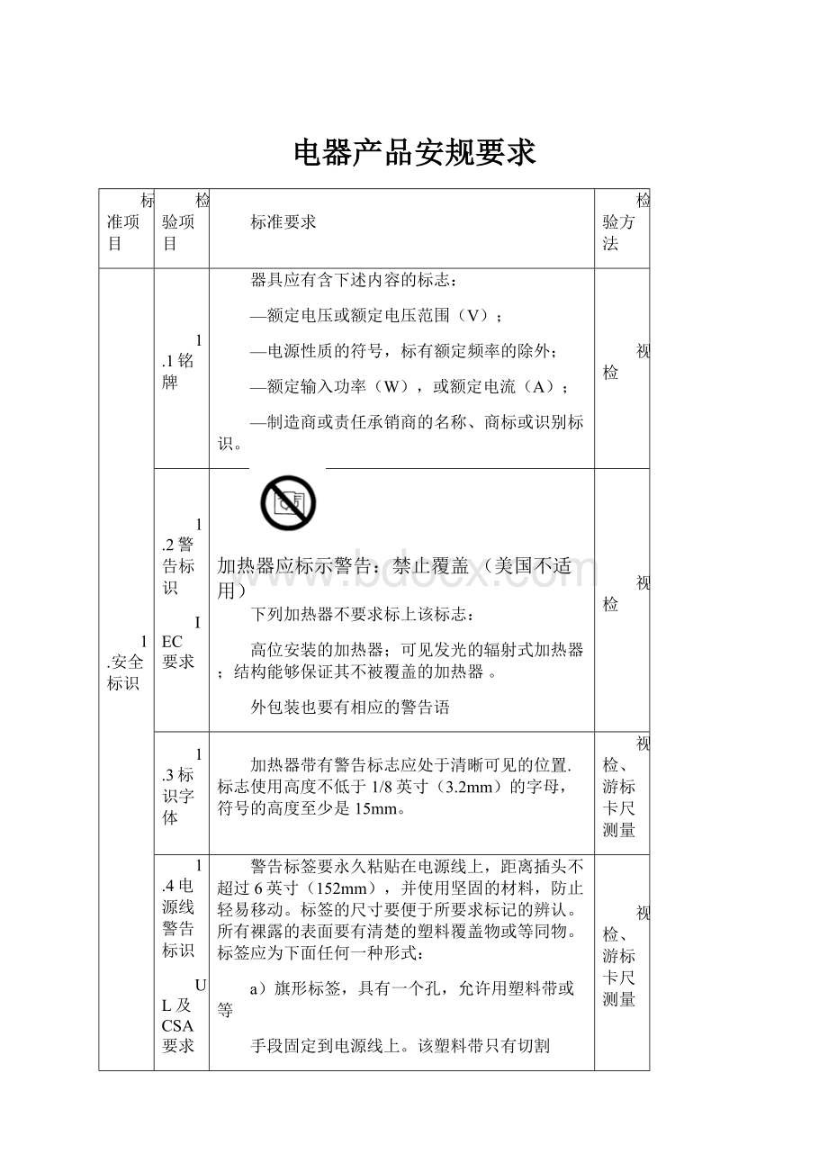 电器产品安规要求.docx_第1页