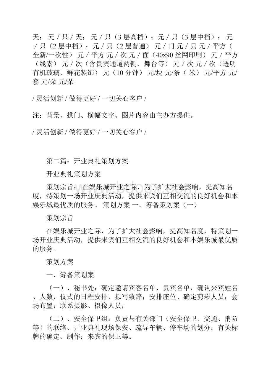 开业典礼策划方案多篇范文.docx_第3页