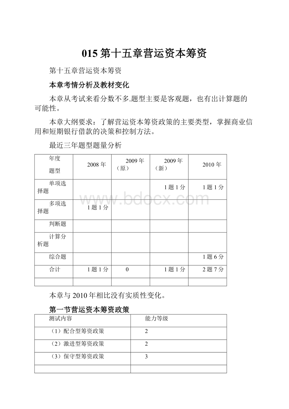 015第十五章营运资本筹资.docx_第1页