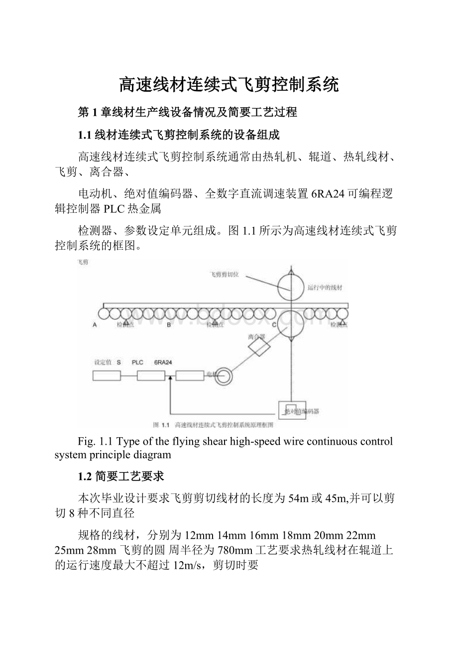 高速线材连续式飞剪控制系统.docx_第1页