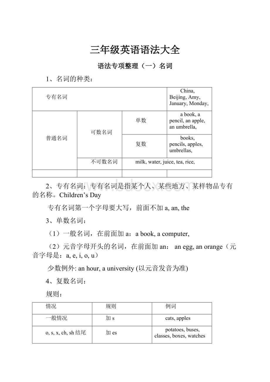 三年级英语语法大全.docx