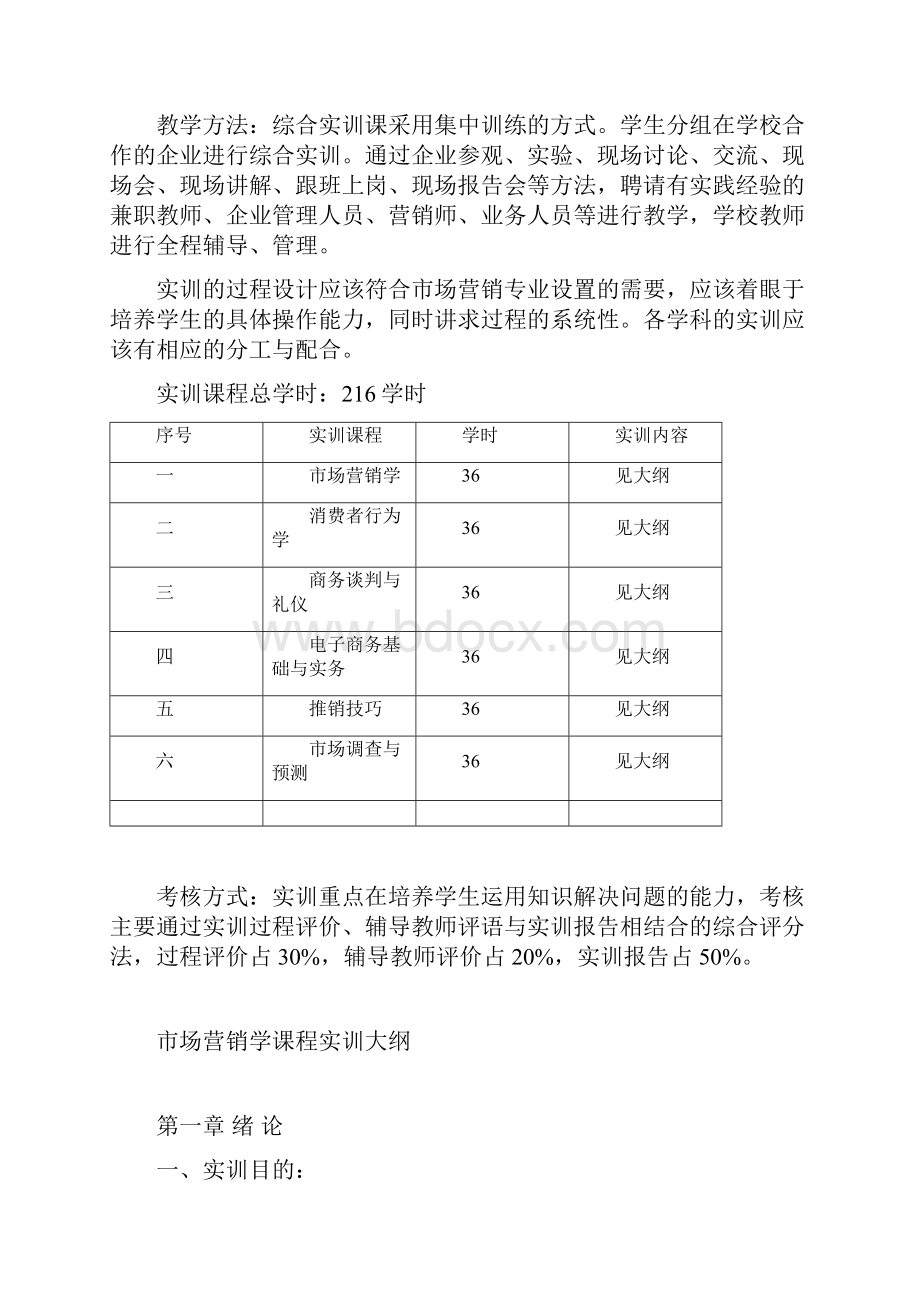 市场营销专业大纲.docx_第2页