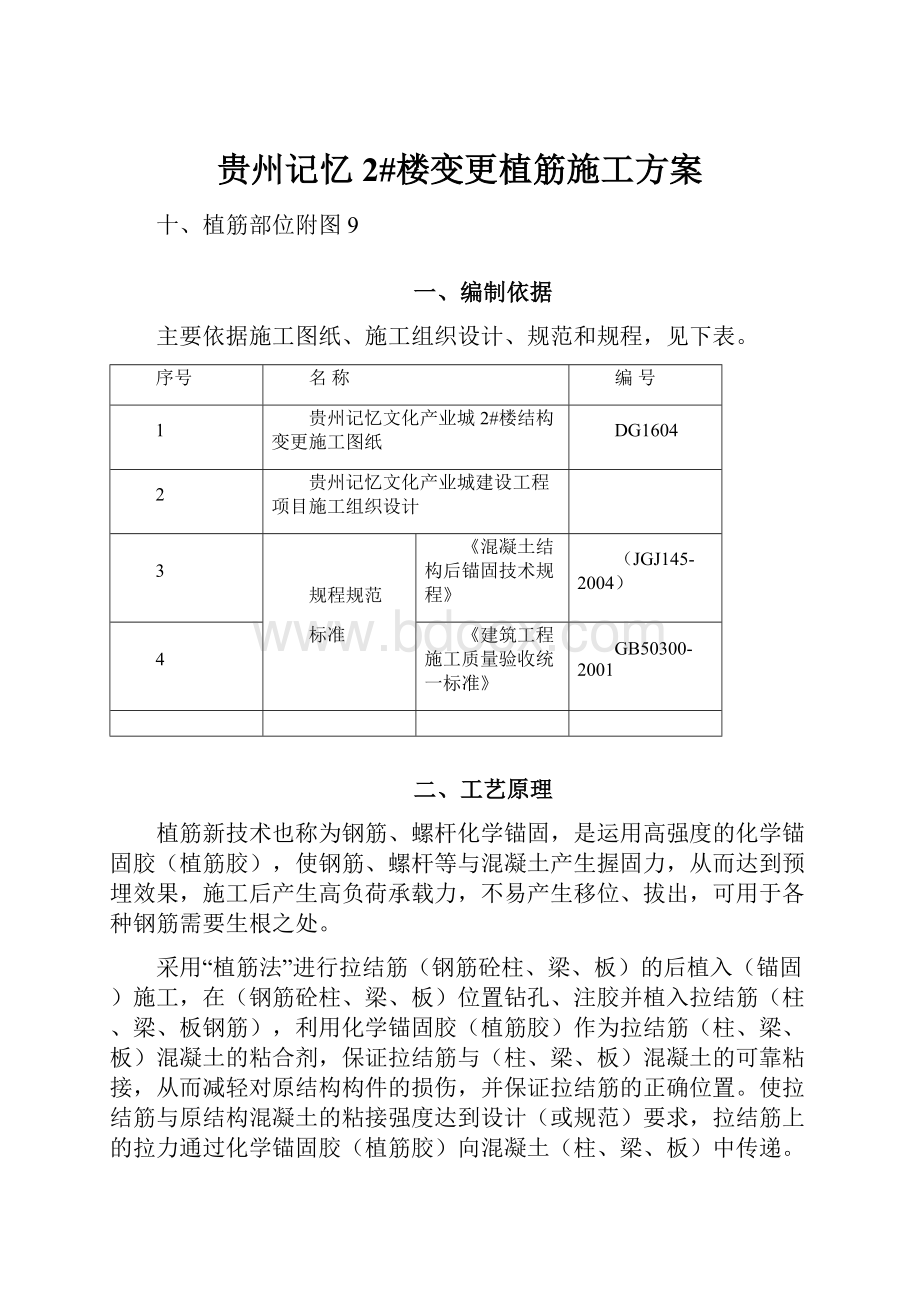 贵州记忆2#楼变更植筋施工方案.docx