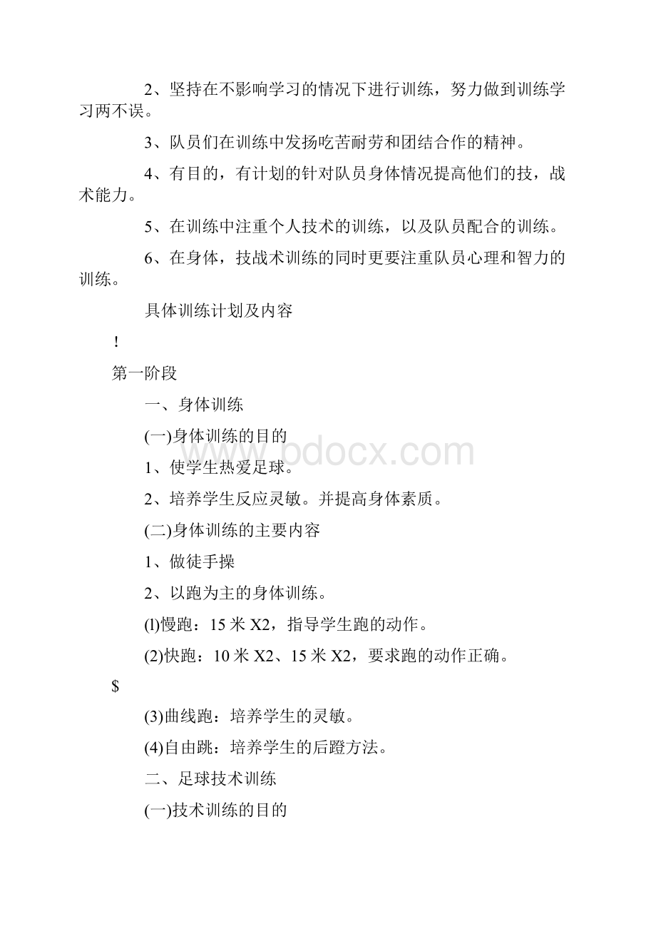 初中足球队训练计划记录总结.docx_第2页