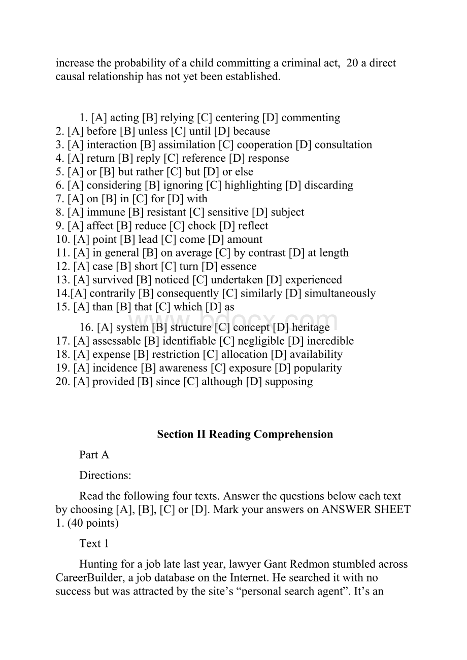 考研英语真题与答案详细讲解含答案译文词汇讲解.docx_第2页