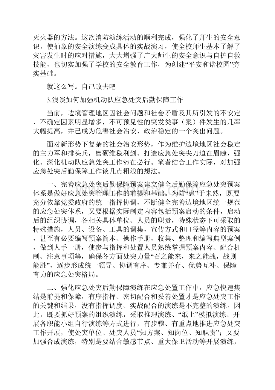 处突演练简报.docx_第2页