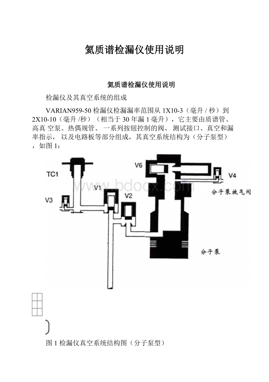 氦质谱检漏仪使用说明.docx