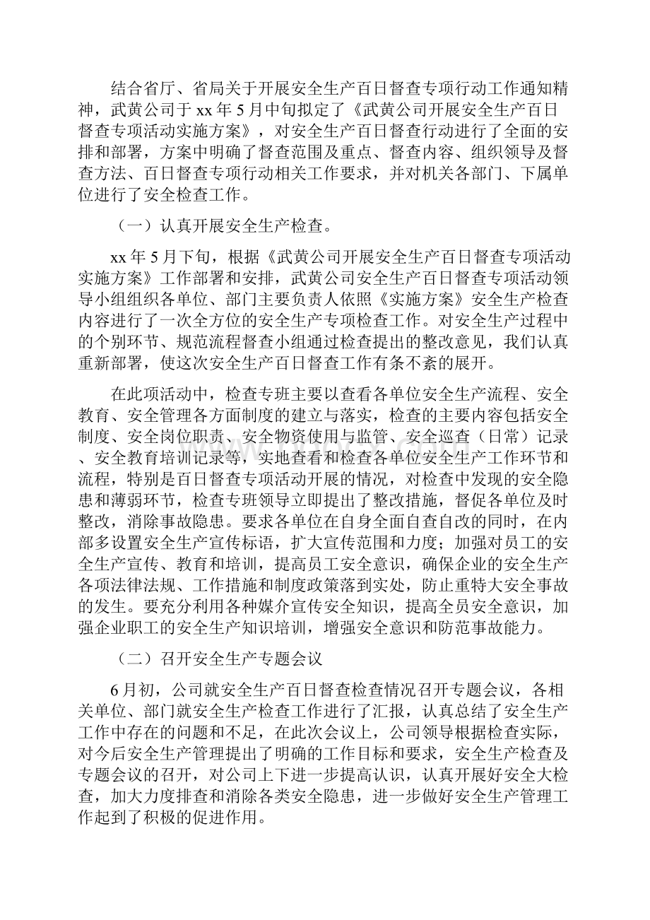 安全生产百日督查总结.docx_第3页