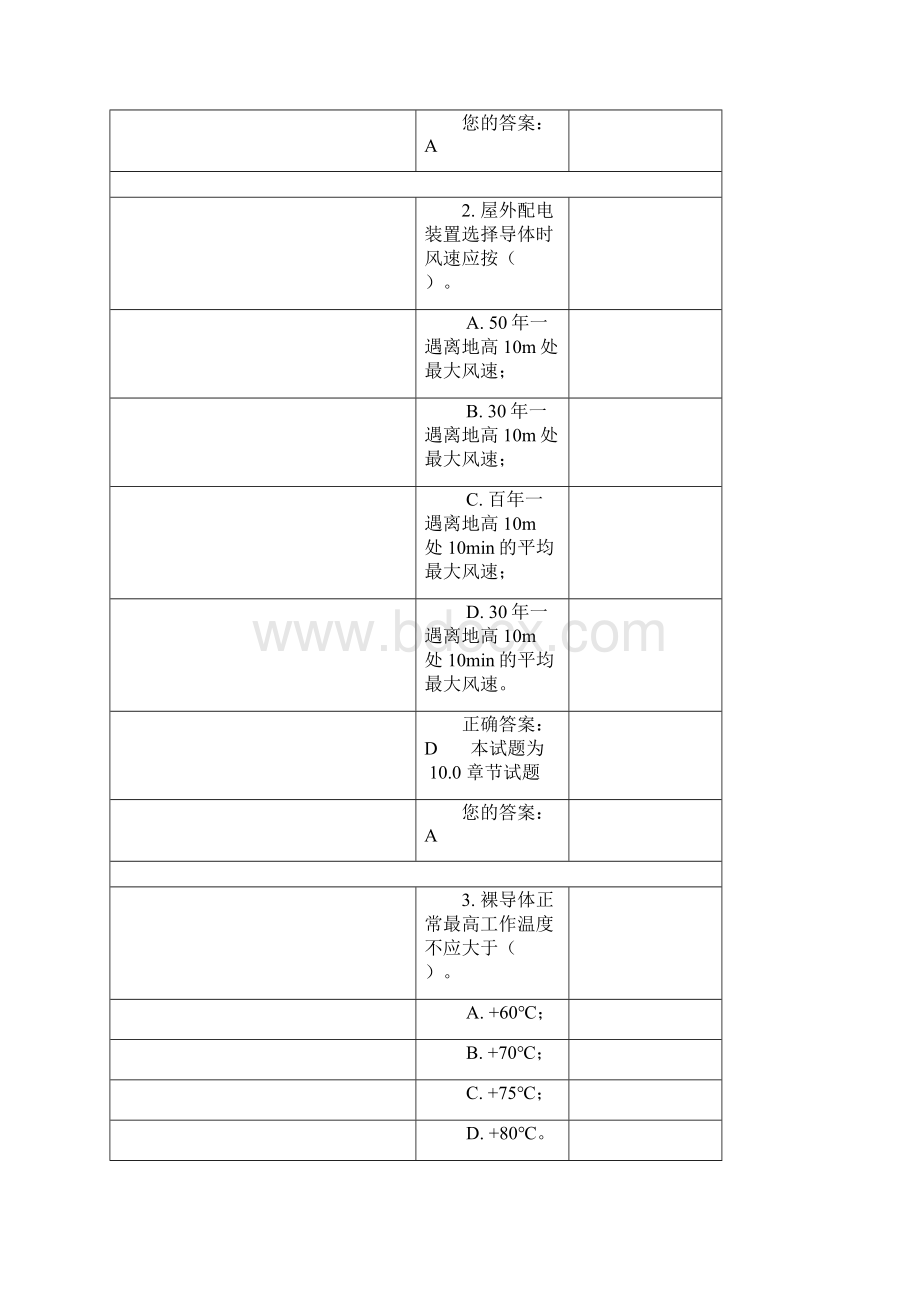 注册电气工程师专业35kV 及以下导体试题和答案.docx_第2页