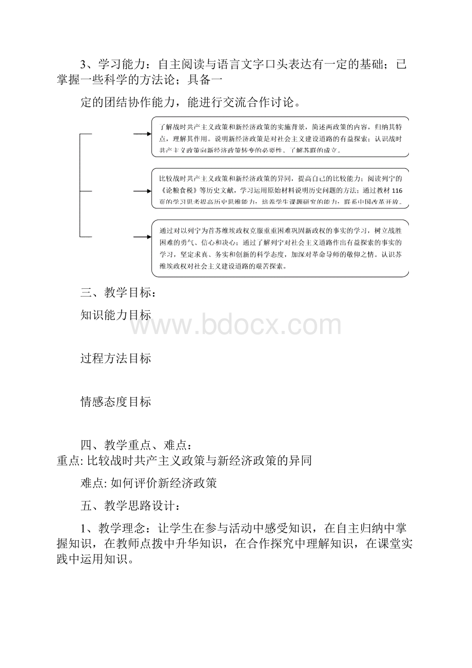 高中历史《社会主义建设道路的初期探索》教案8 人民版必修2.docx_第2页