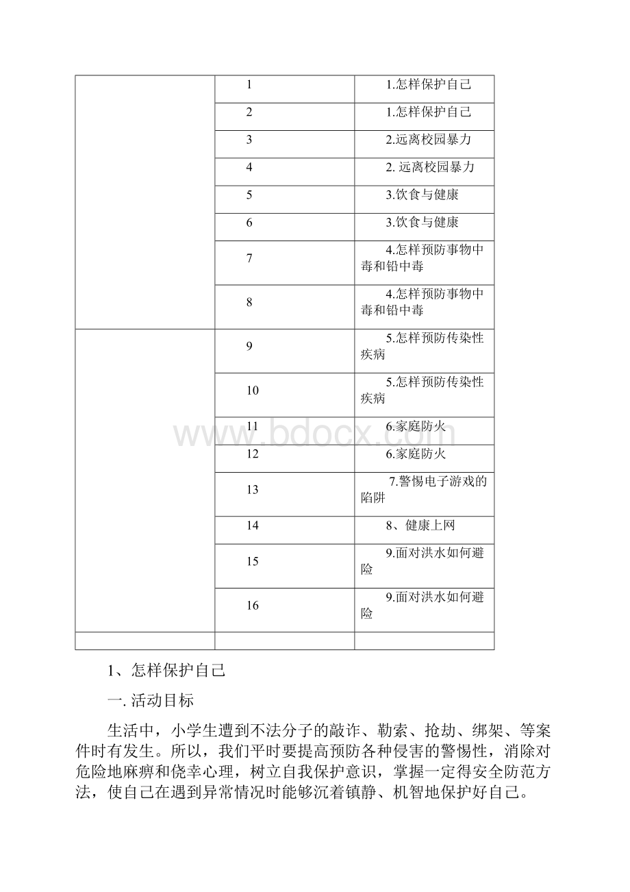 小学五年级地方课程安全教育教案备课终审稿.docx_第2页