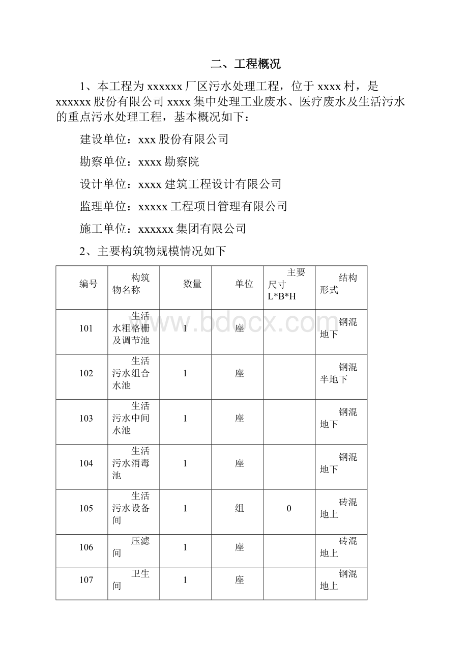 某厂区污水处理工程施工组织设计.docx_第2页