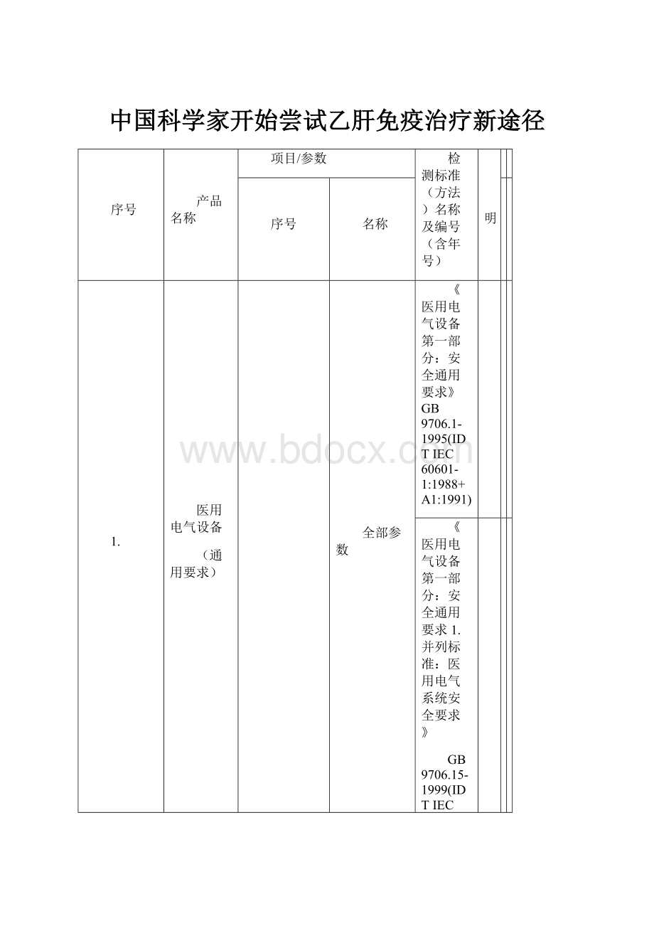 中国科学家开始尝试乙肝免疫治疗新途径.docx_第1页