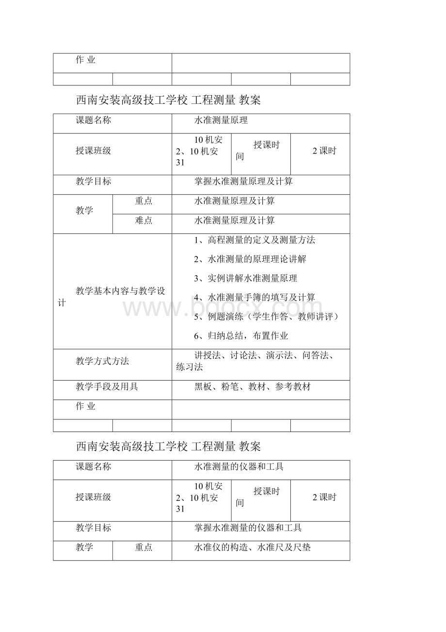 工程测量电子教案 于金海.docx_第2页