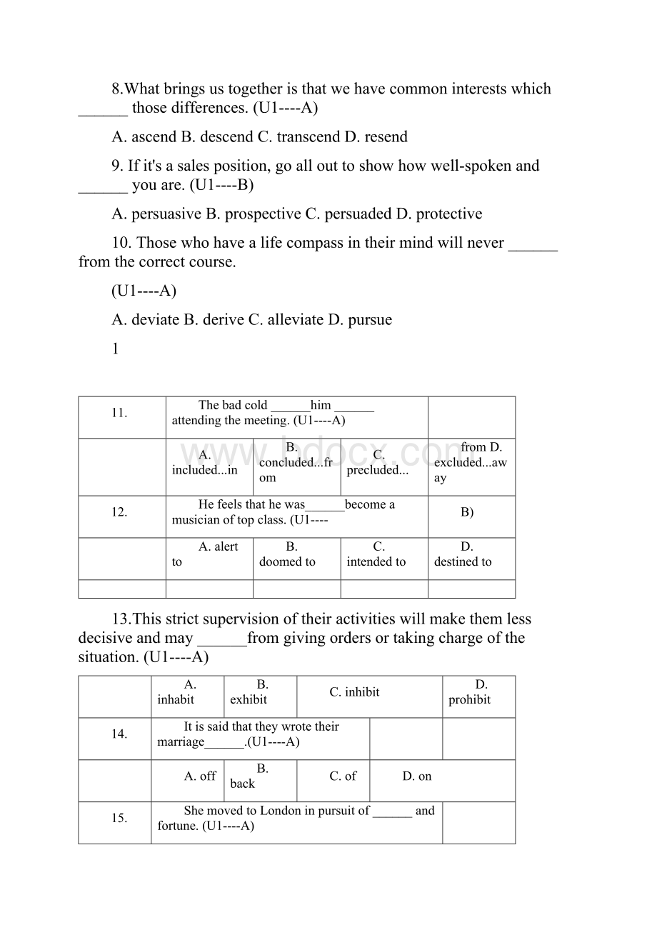 完整word版大学英语读写三题库doc.docx_第2页