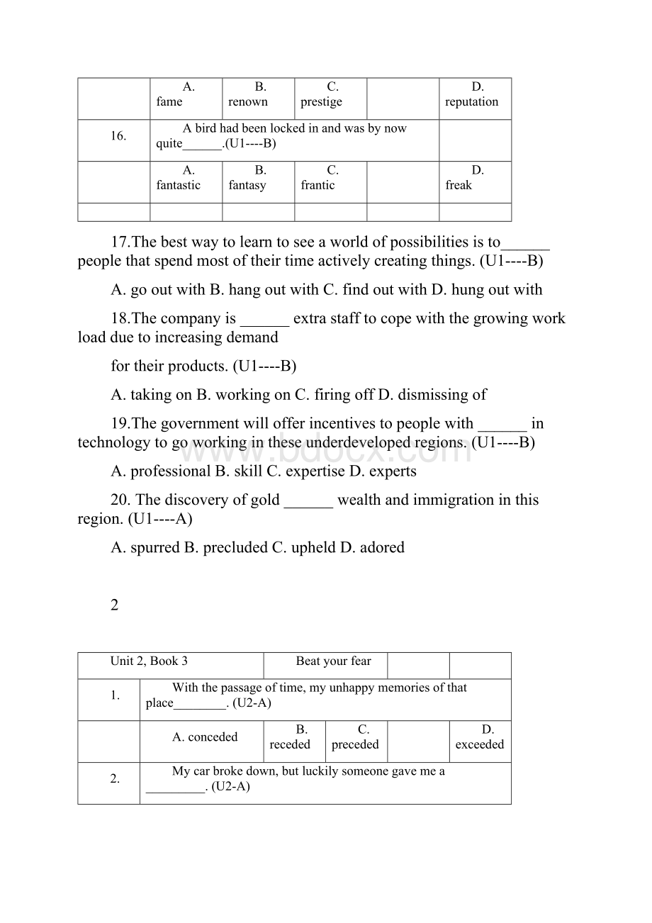 完整word版大学英语读写三题库doc.docx_第3页