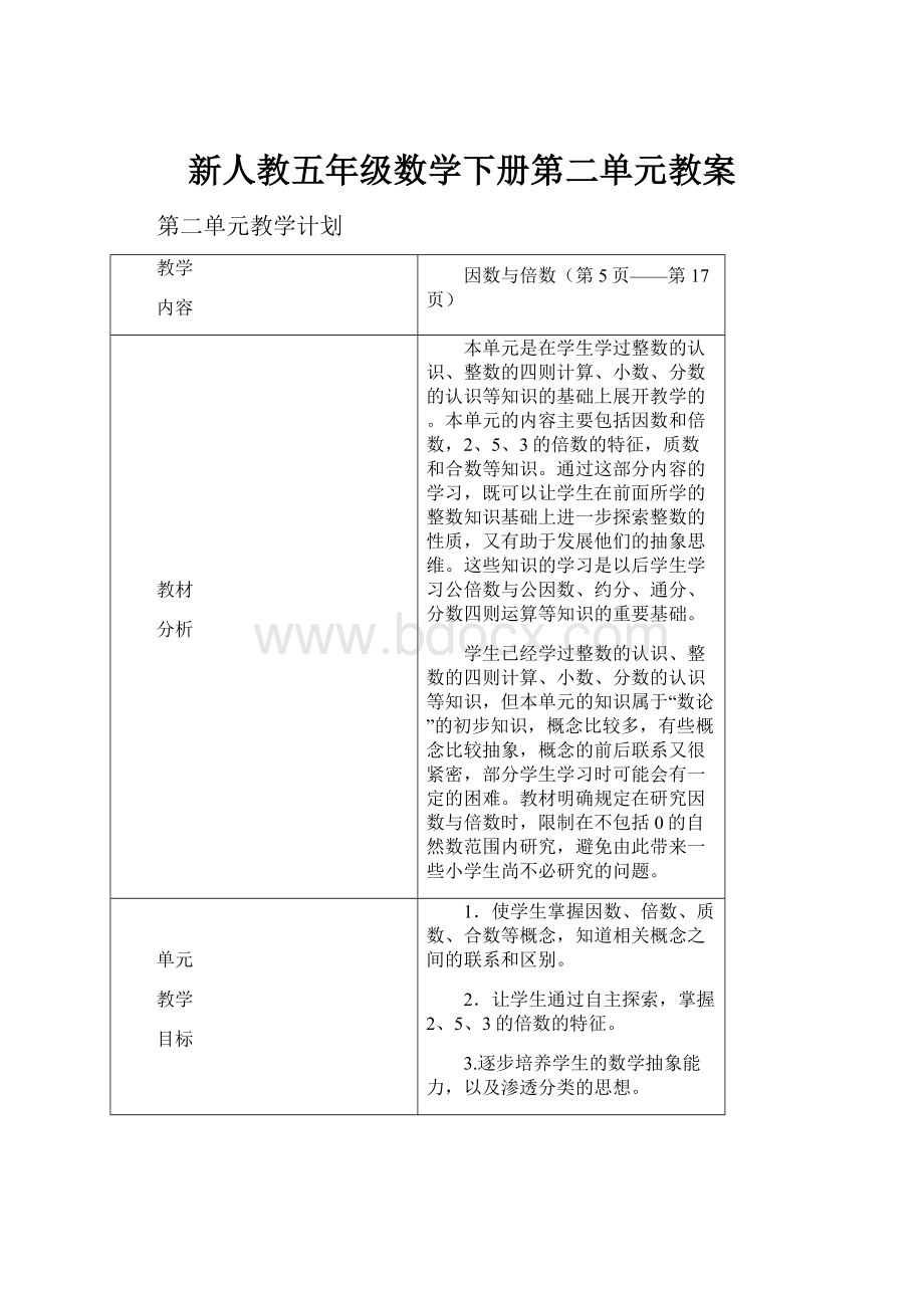 新人教五年级数学下册第二单元教案.docx_第1页