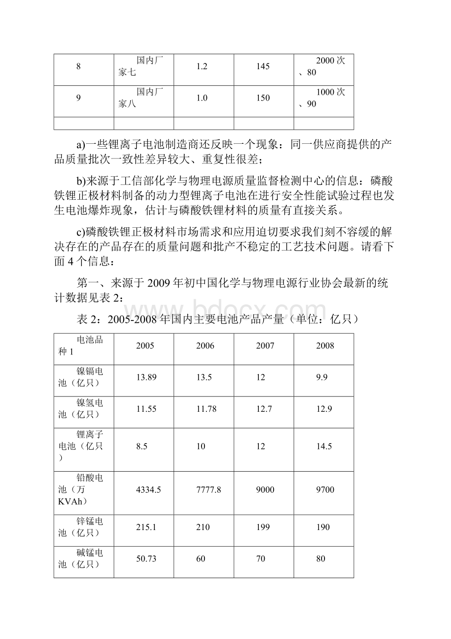 磷酸铁锂正极材料稳定性探讨.docx_第3页