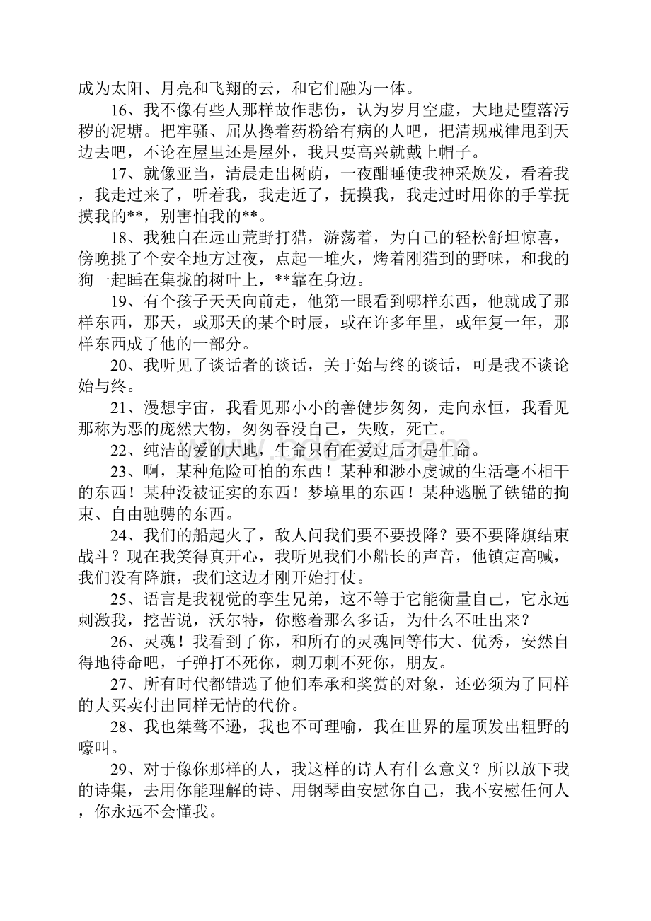 草叶集经典句子.docx_第2页