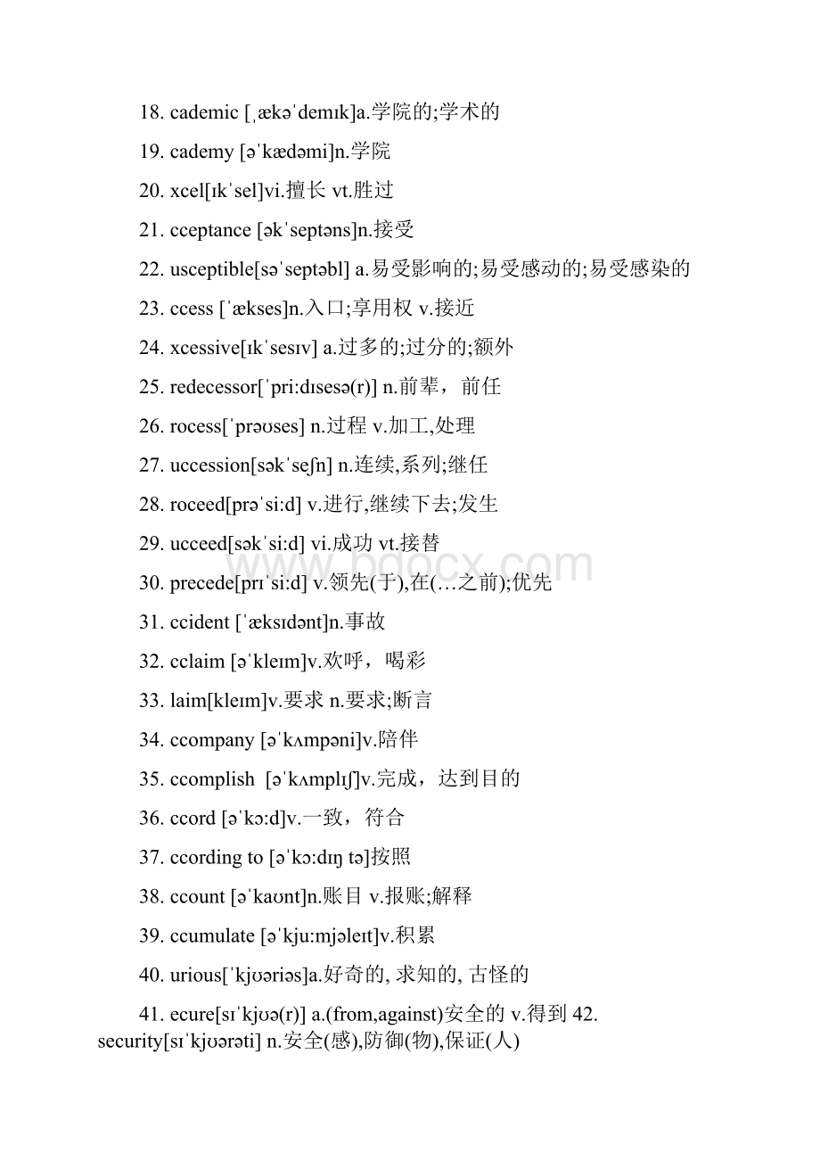 近五年考研英语试题出现过的632个词汇.docx_第2页