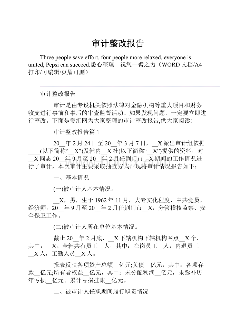 审计整改报告.docx_第1页