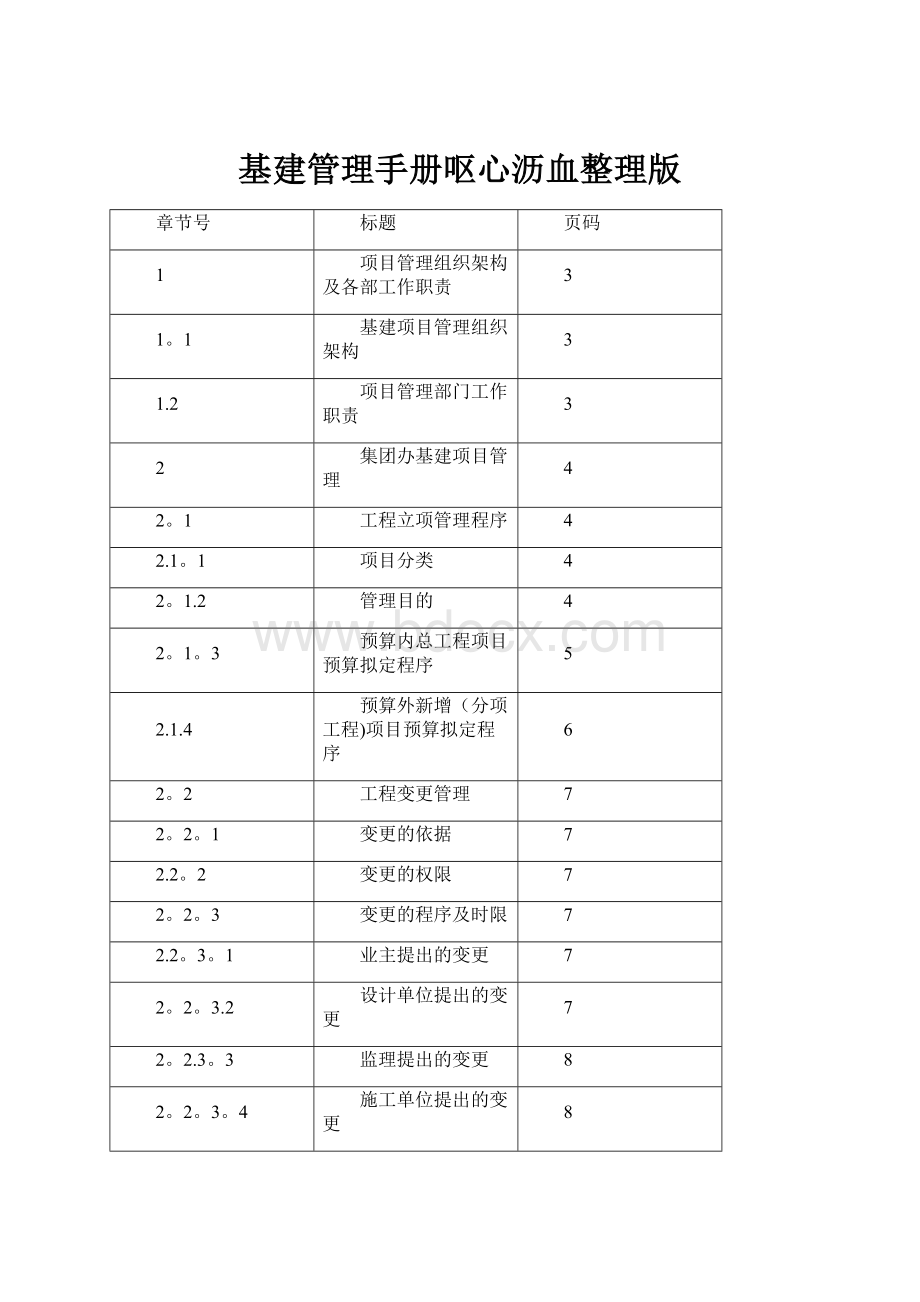 基建管理手册呕心沥血整理版.docx