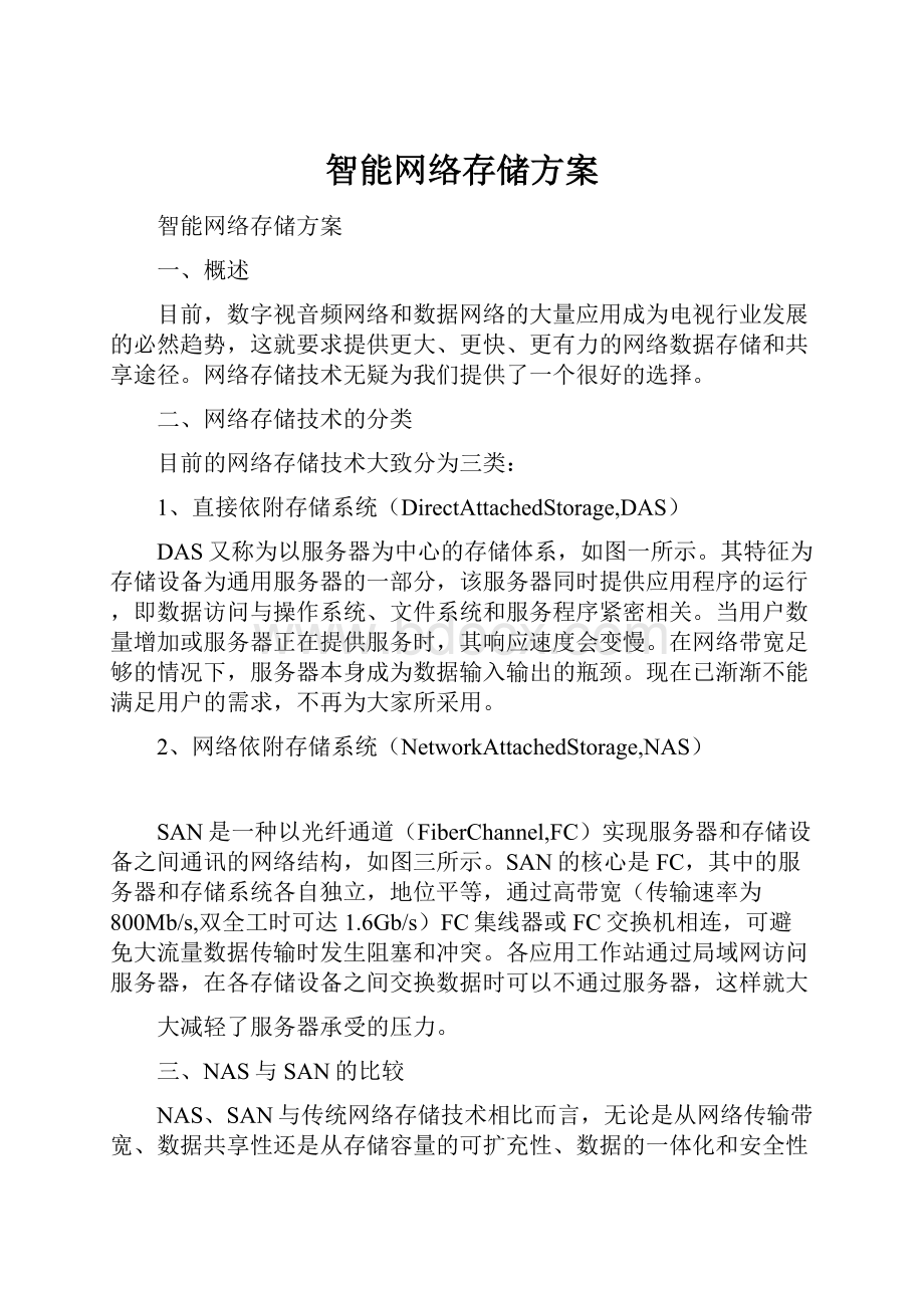 智能网络存储方案.docx_第1页