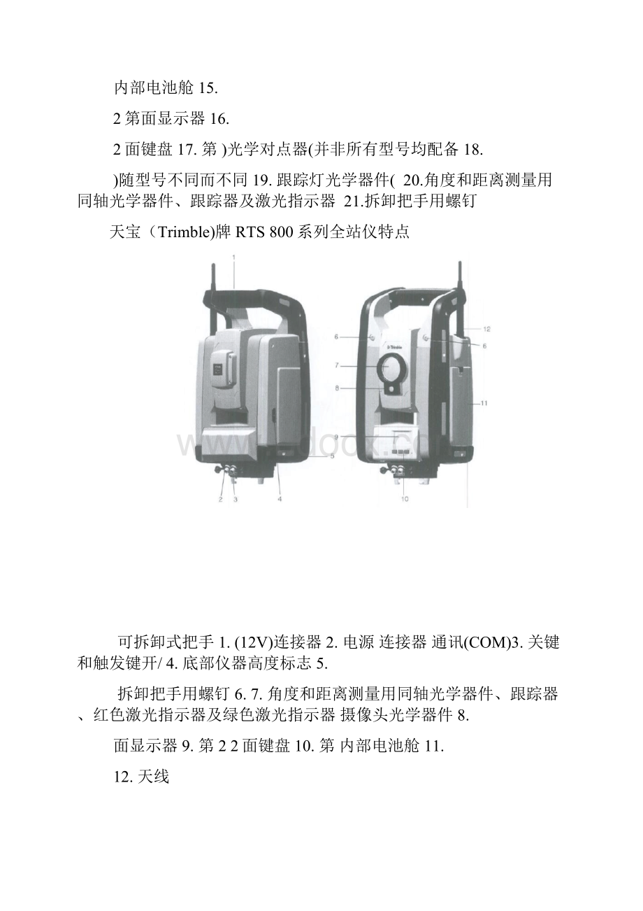 天宝RTS系列全站仪说明书.docx_第3页