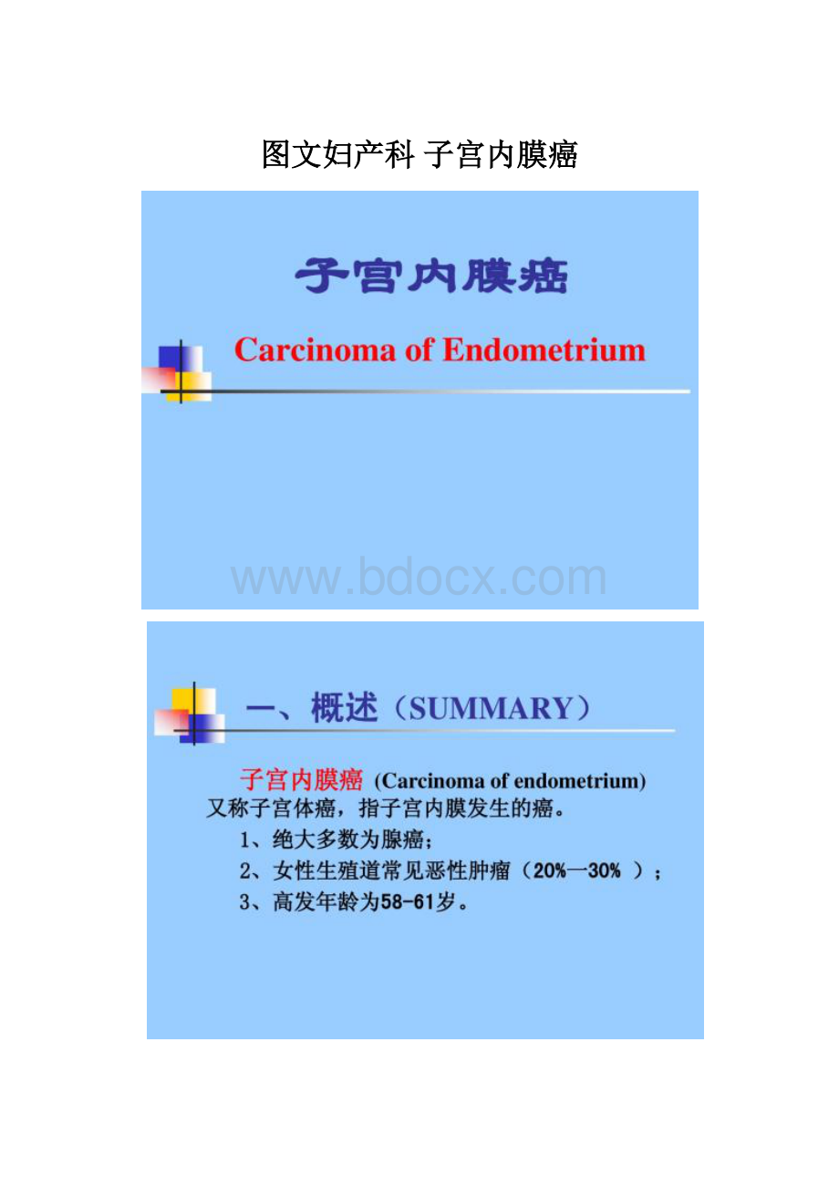 图文妇产科 子宫内膜癌.docx